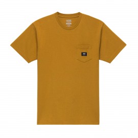 Vans Classics Woven Patch Pocket Logo Ανδρικη Μπλουζα Μουσταρδι