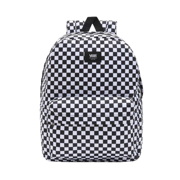 Vans Old Skool Check 22 Litres Τσαντα Πλάτης Λευκο - Μαυρο