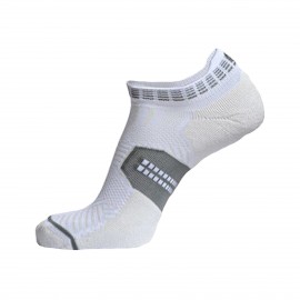 X-Code Long Run High-Vis Running 1 Ζευγος Unisex Καλτσες Λευκο - Γκρι