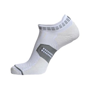X-Code Long Run High-Vis Running 1 Ζευγος Unisex Καλτσες Λευκο - Γκρι