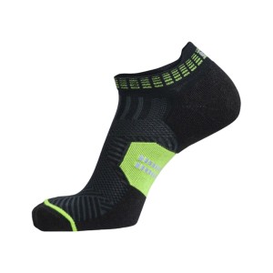 X-Code Long Run High-Vis Running 1 Ζευγος Unisex Καλτσες Μαυρο - Νεον
