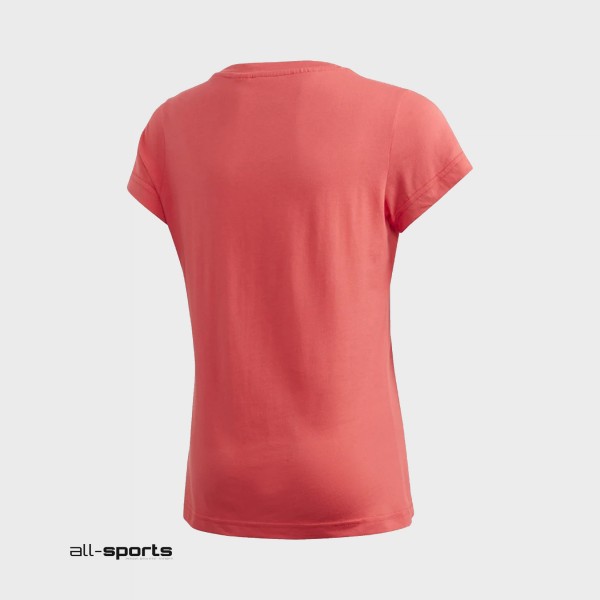 Adidas Essentials Linear Παιδικη Μπλουζα Ροζ