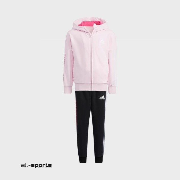 Adidas Graphic Set Παιδικο Σετ Ροζ - Μαυρο