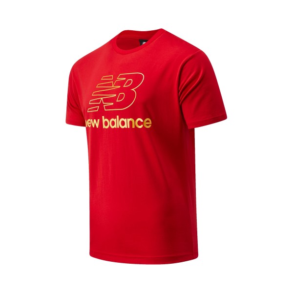 New Balance Athletics Podium T-Shirt Κοκκινο