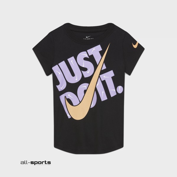 Nike Sportswear Just Do It Kid's Tee Μαυρο