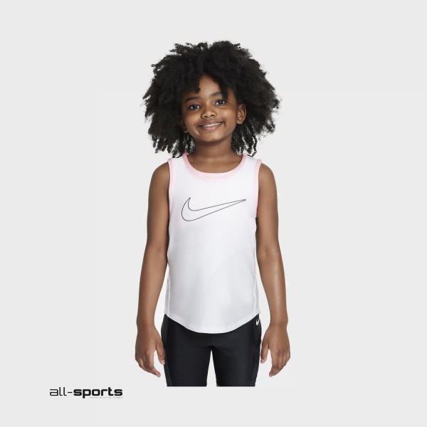Nike Little Kids Tank Λευκο