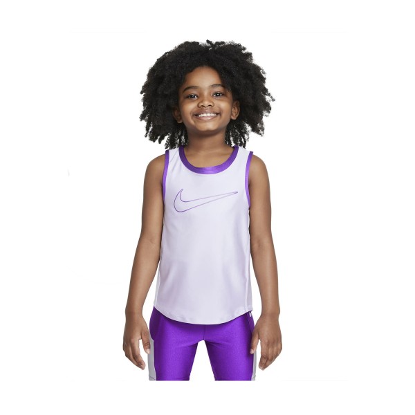 Nike Little Kids Tank Λευκο - Μωβ