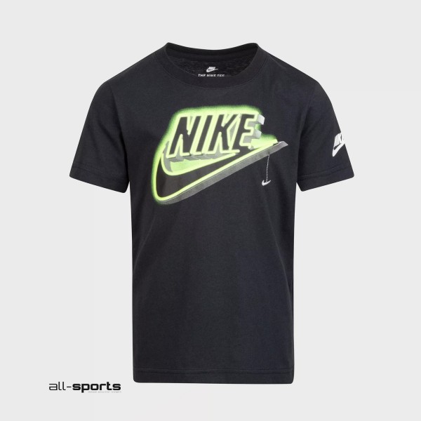 Nike Futura LIght Short Sleeve Tee Μαυρο