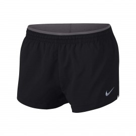 Nike Elevate Track Running Dri Fit Γυναικειο Σορτς Μαυρο - Γκρι