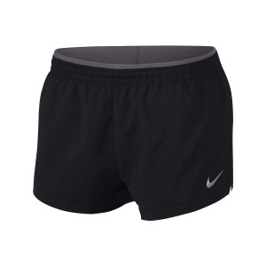 Nike Elevate Track Running Dri Fit Γυναικειο Σορτς Μαυρο - Γκρι
