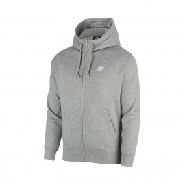 Nike Sportswear Club Fleece Full Zip Γκρι