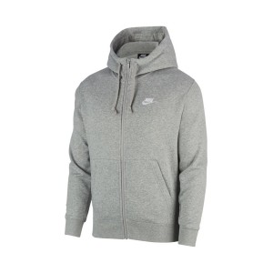 Nike Sportswear Club Fleece Full Zip Γκρι