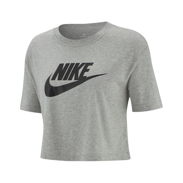 Nike Sportswear Essential Crop Top Γκρι