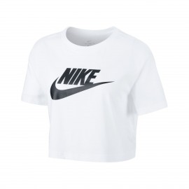 Nike Sportswear Essential Crop Top Λευκο