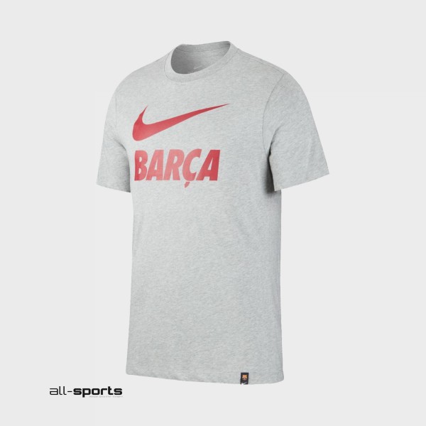 Nike Soccer FC Barcelona Tee Γκρι