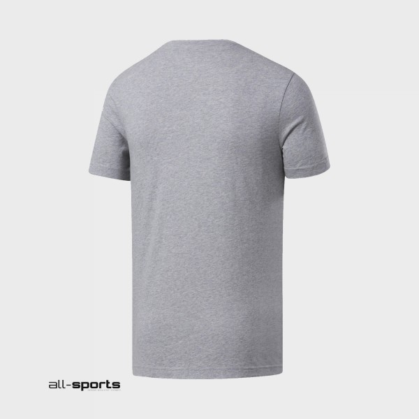Reebok Sport Graphic Series Stacked Tee Γκρι