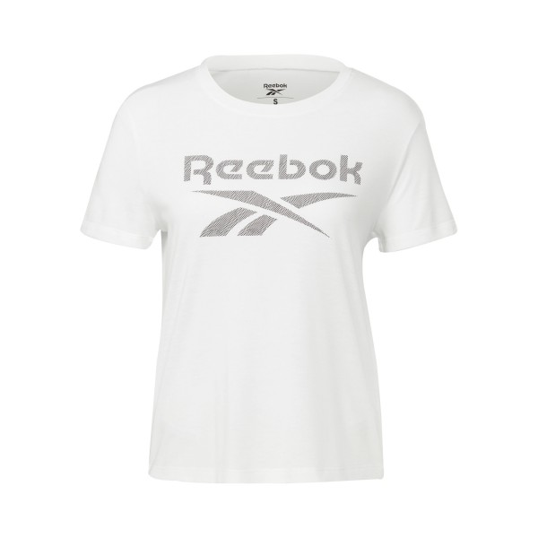 Reebok Workout Ready Supremium Big Logo Top Λευκο