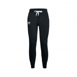 Under Armour Rival Fleece Joggers Γυναικεια Φορμα Μαυρη