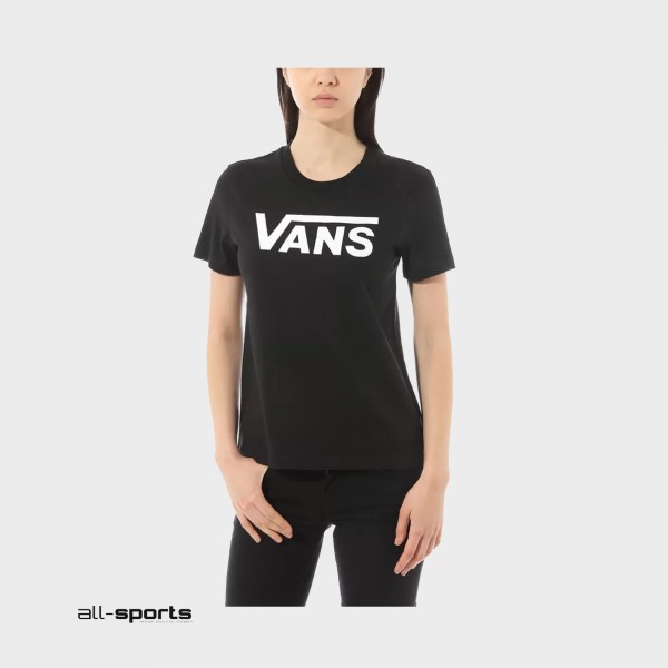 Vans V Crew T-Shirt Μαυρο