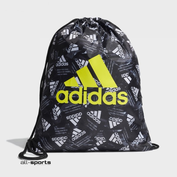 Adidas Performance Badges Gym Sack Μαυρο - Λαχανι