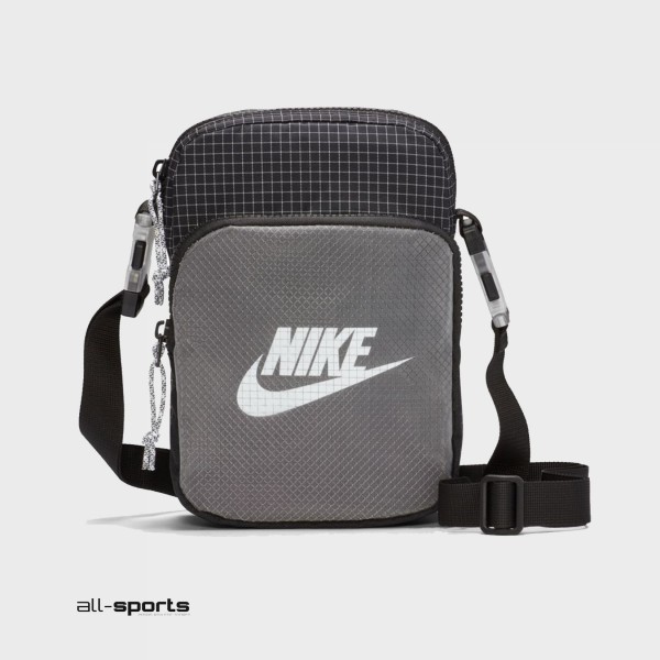 Nike Heritage 2 Small Bag Μαυρο - Γκρι
