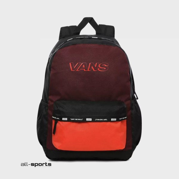 Vans Sport Realm Plus Backpack Μπορντο - Μαυρο