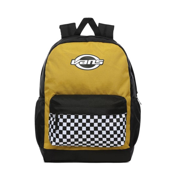 Vans Sport Realm Plus Backpack Κιτρινο - Μαυρο