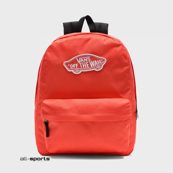 Vans Off The Wall Realm 22 Litres Unisex Τσαντα Πλατης Κοραλι